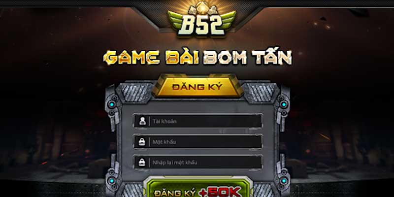 Các bước đăng ký tài khoản cổng game bài B52 Club