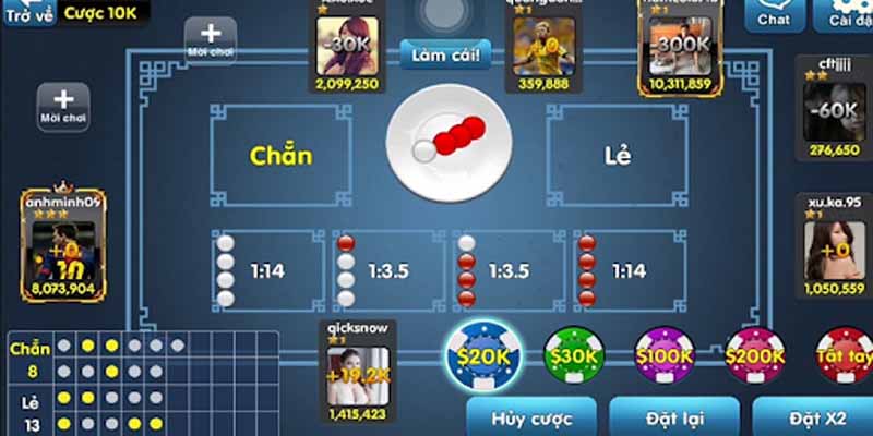 Cách chơi game xóc đĩa trực tuyến