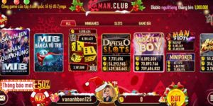 Đánh giá cổng game bài Man Club - Game bài phái mạnh